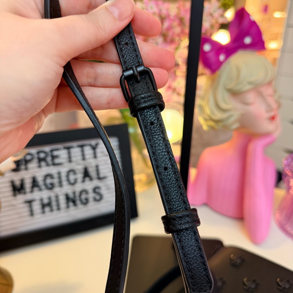 Betsey Johnson XOSYBIL Black Skulls Crossbody ☠️ - Picture 6 of 6